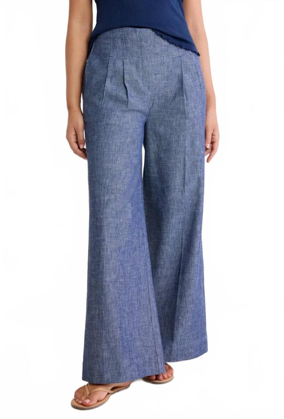 NEW NIC + ZOE ellis trouser pant in indigo mix